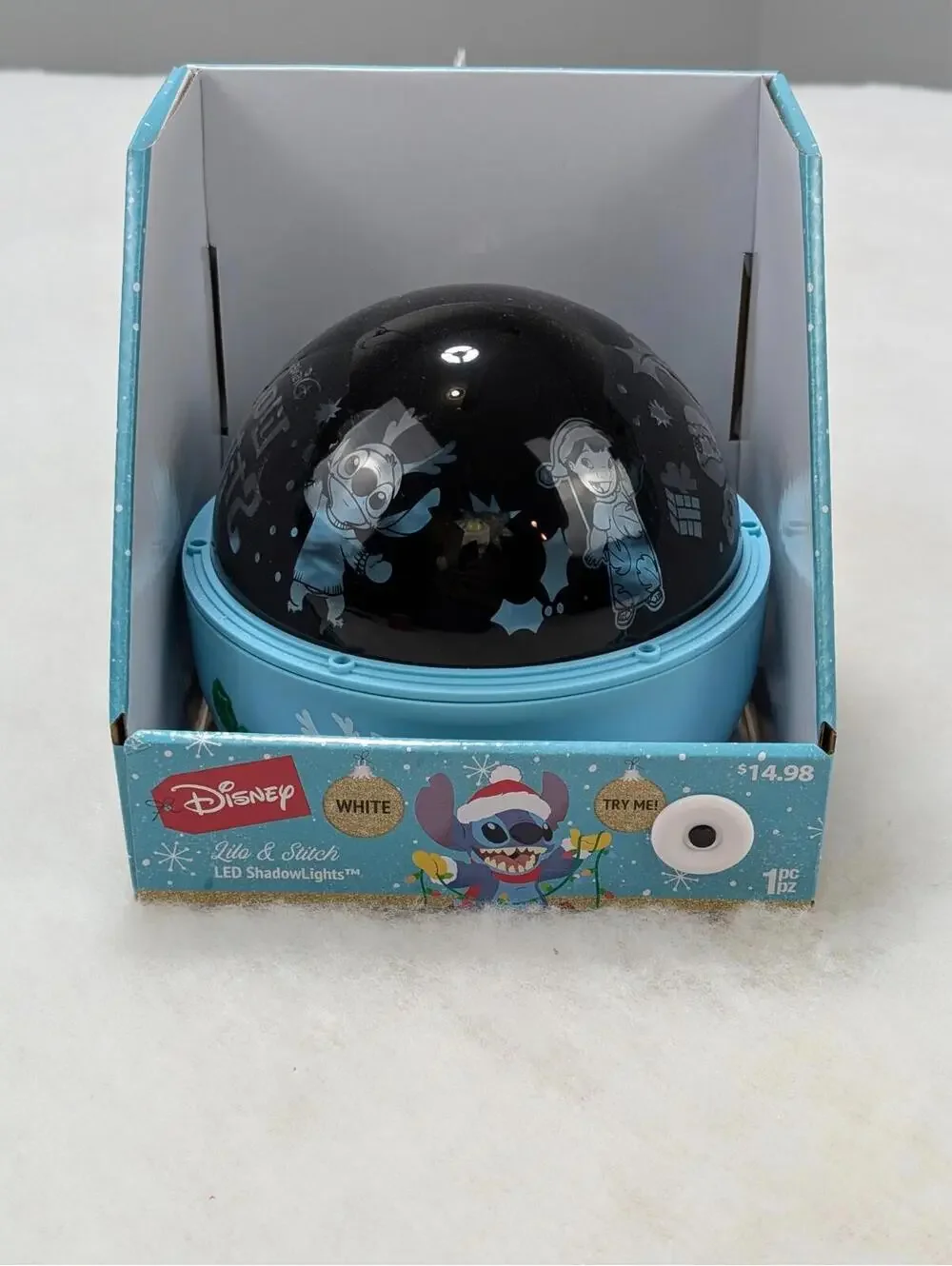 Lilo & Stitch LED ShadowLights Christmas Lightshow Projector Tabletop NEW in Box